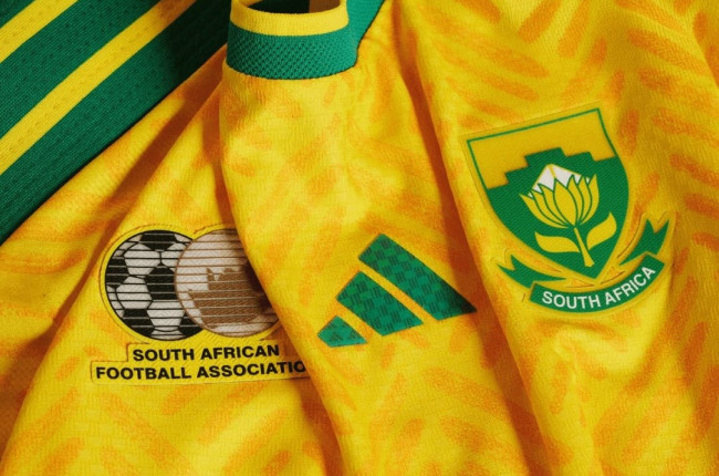 South African football jersey featuring the South African Football Association logo and adidas branding. - Totalsports