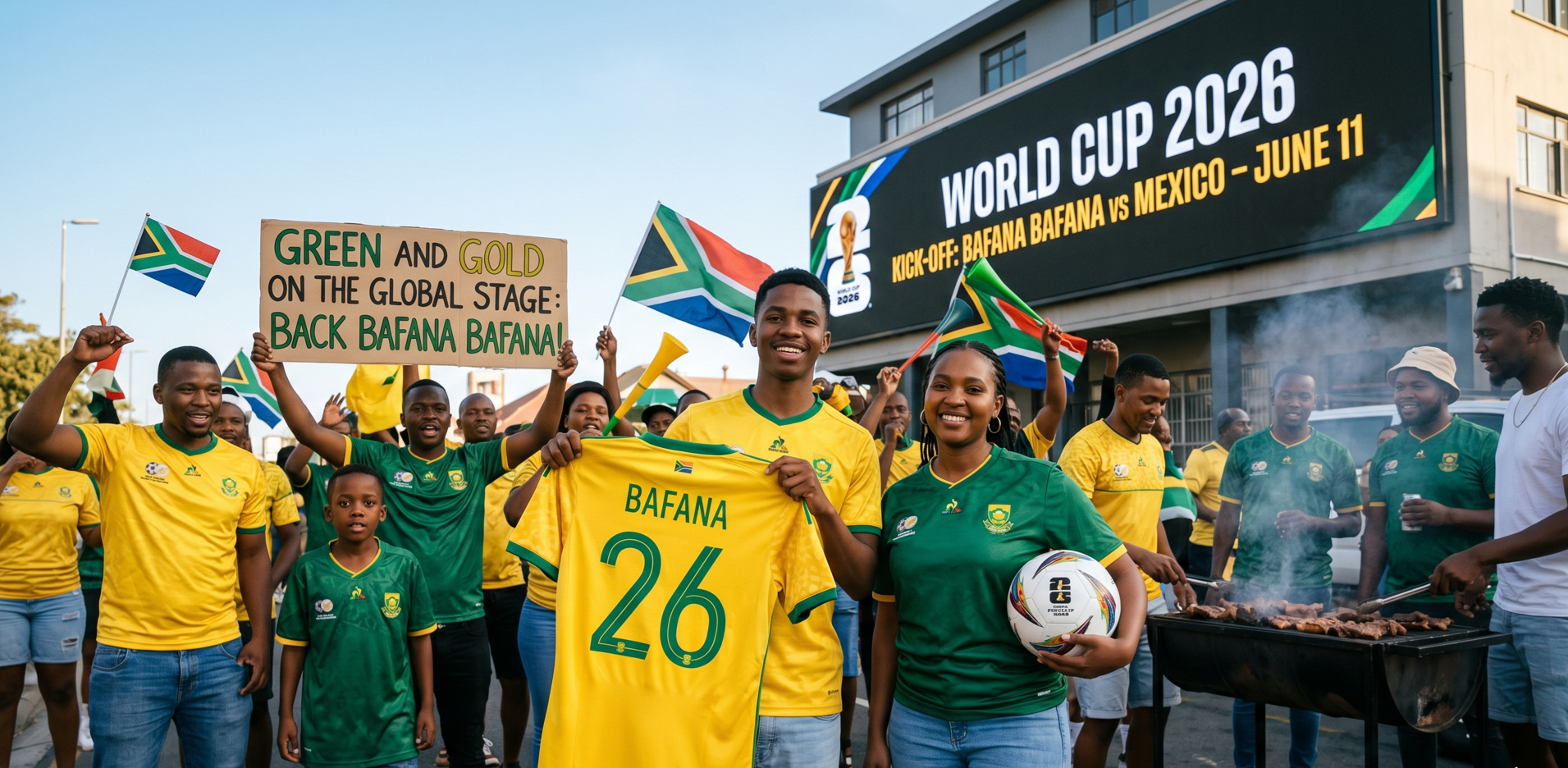 Green and Gold on the Global Stage: Back Bafana Bafana for the World Cup